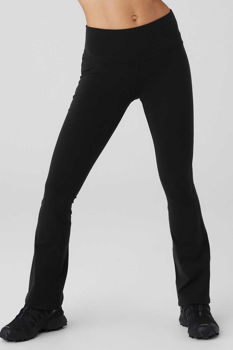 Leggings Alo Yoga Airbrush High-Waist Bootcut Noir Femme | MIC-63642309