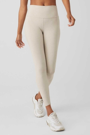 Leggings Alo Yoga 7/8 High-Taille Airbrush Beige Femme | OFI-39319690