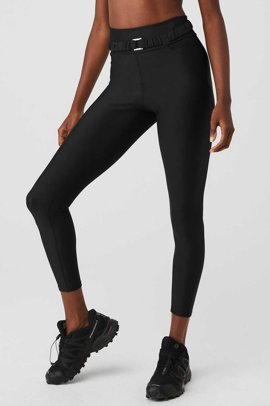 Leggings Alo Yoga Airlift High-Waist Charmer Noir Femme | ZJB-55854998