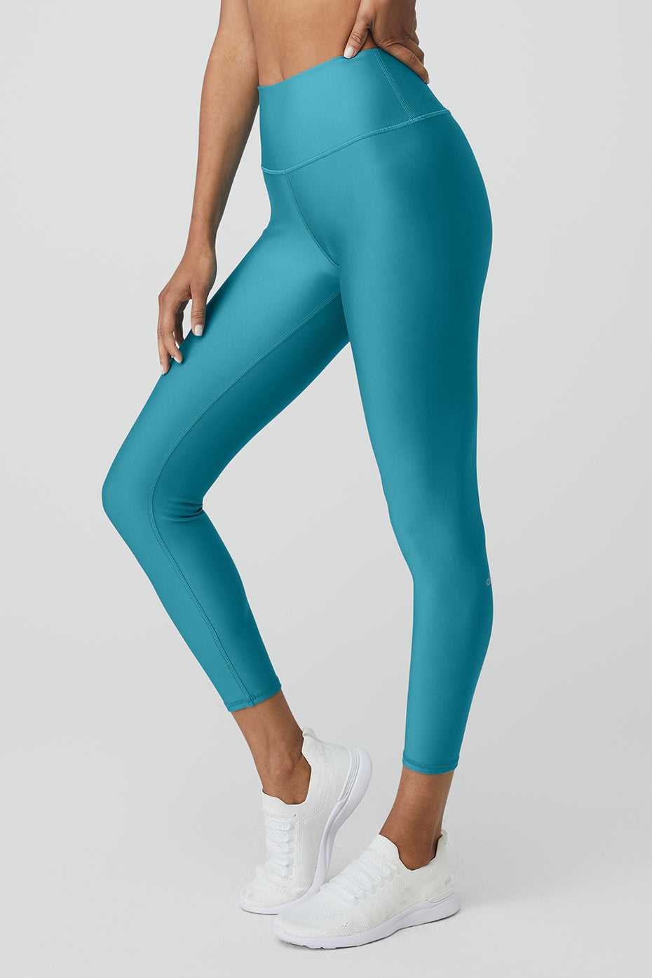 Leggings Alo Yoga 7/8 High-Waist Airlift Bleu Femme | GDU-50572422