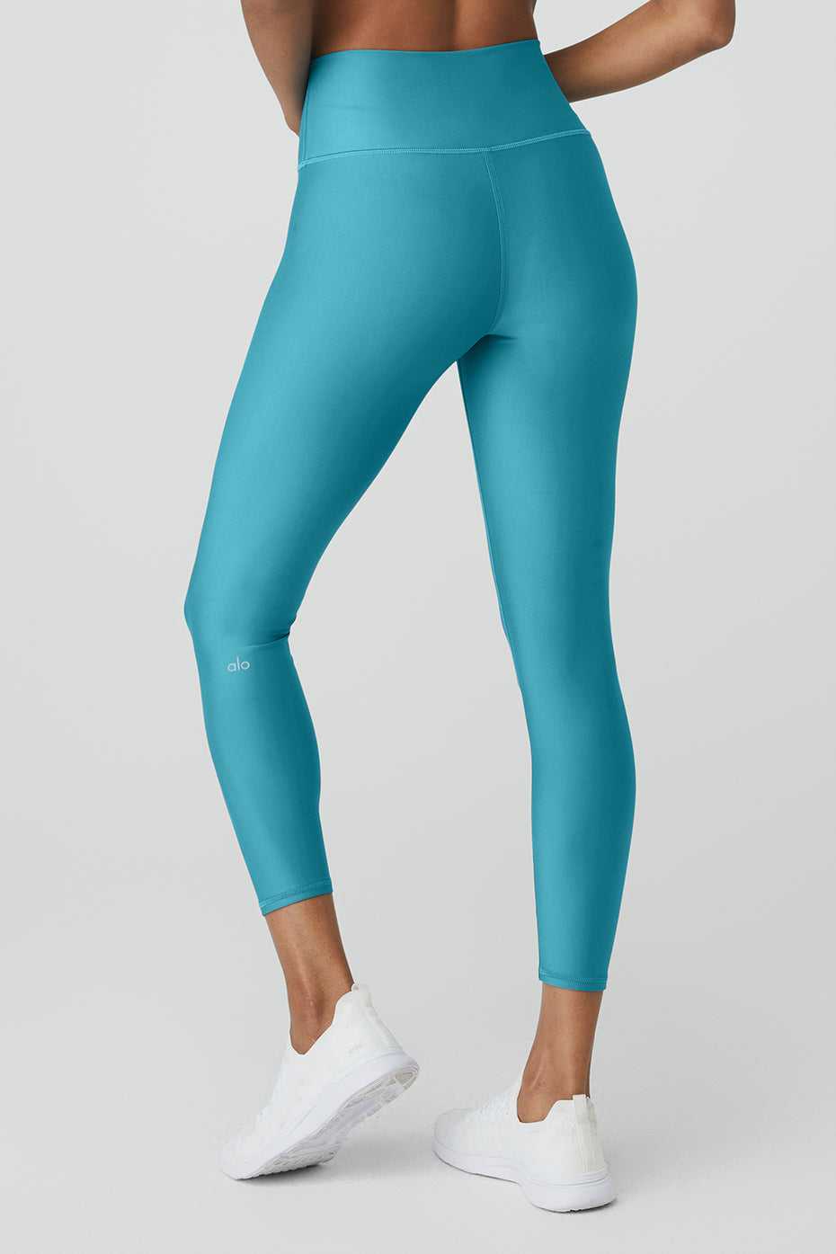 Leggings Alo Yoga 7/8 High-Waist Airlift Bleu Femme | GDU-50572422