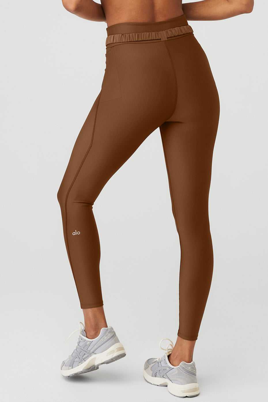 Leggings Alo Yoga Airlift High-Waist Charmer Marron Femme | GUG-33785547