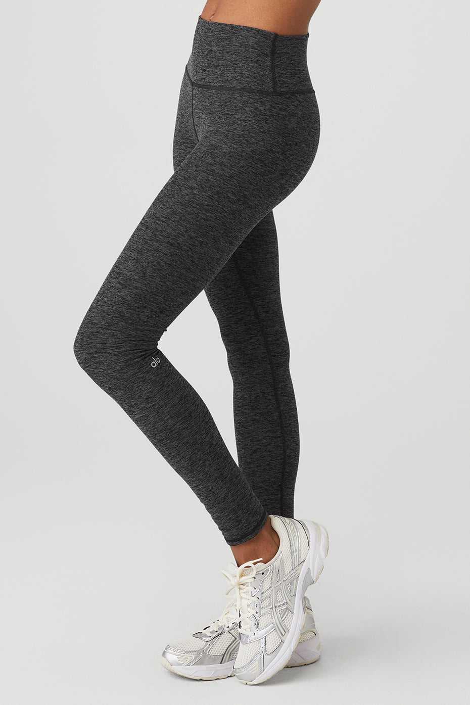 Leggings Alo Yoga Alosoft High-Waist Highlight Grise Foncé Femme | ISW-84069464