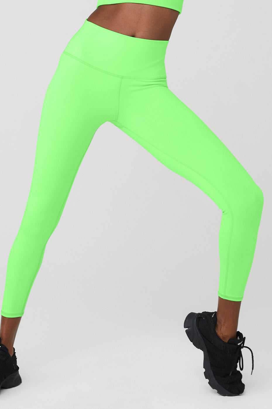 Leggings Alo Yoga 7/8 High-Taille Airbrush Vert Femme | LTP-91402756