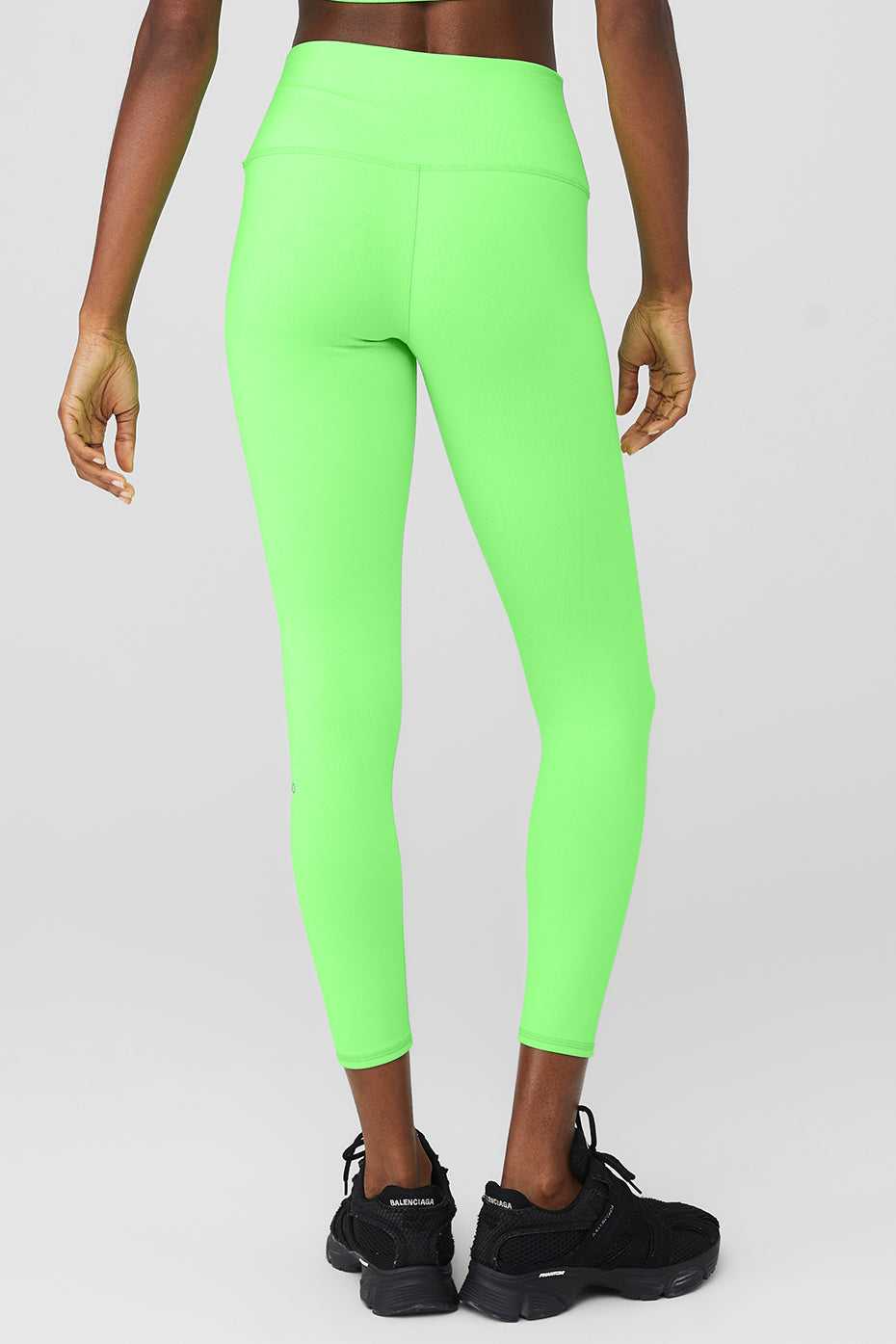 Leggings Alo Yoga 7/8 High-Taille Airbrush Vert Femme | LTP-91402756