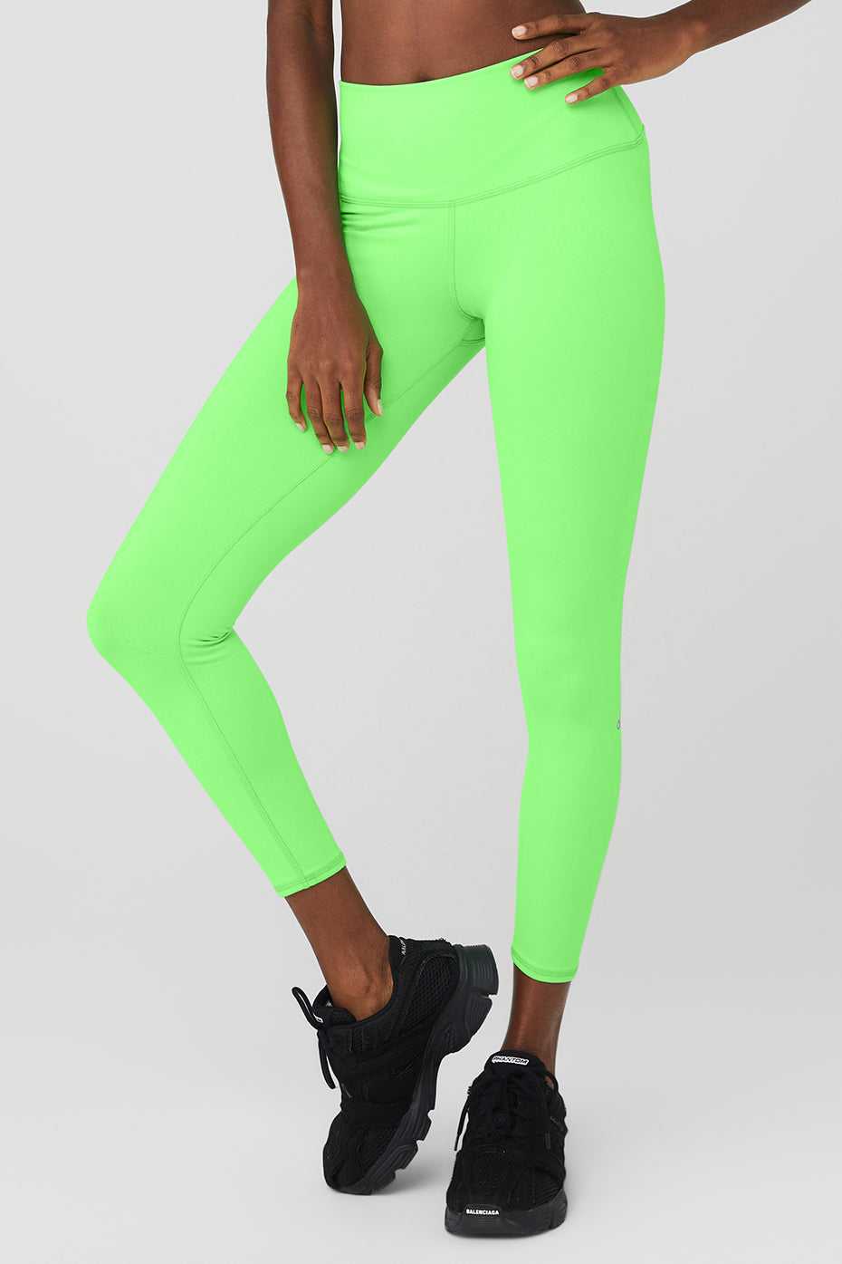 Leggings Alo Yoga 7/8 High-Taille Airbrush Vert Femme | LTP-91402756