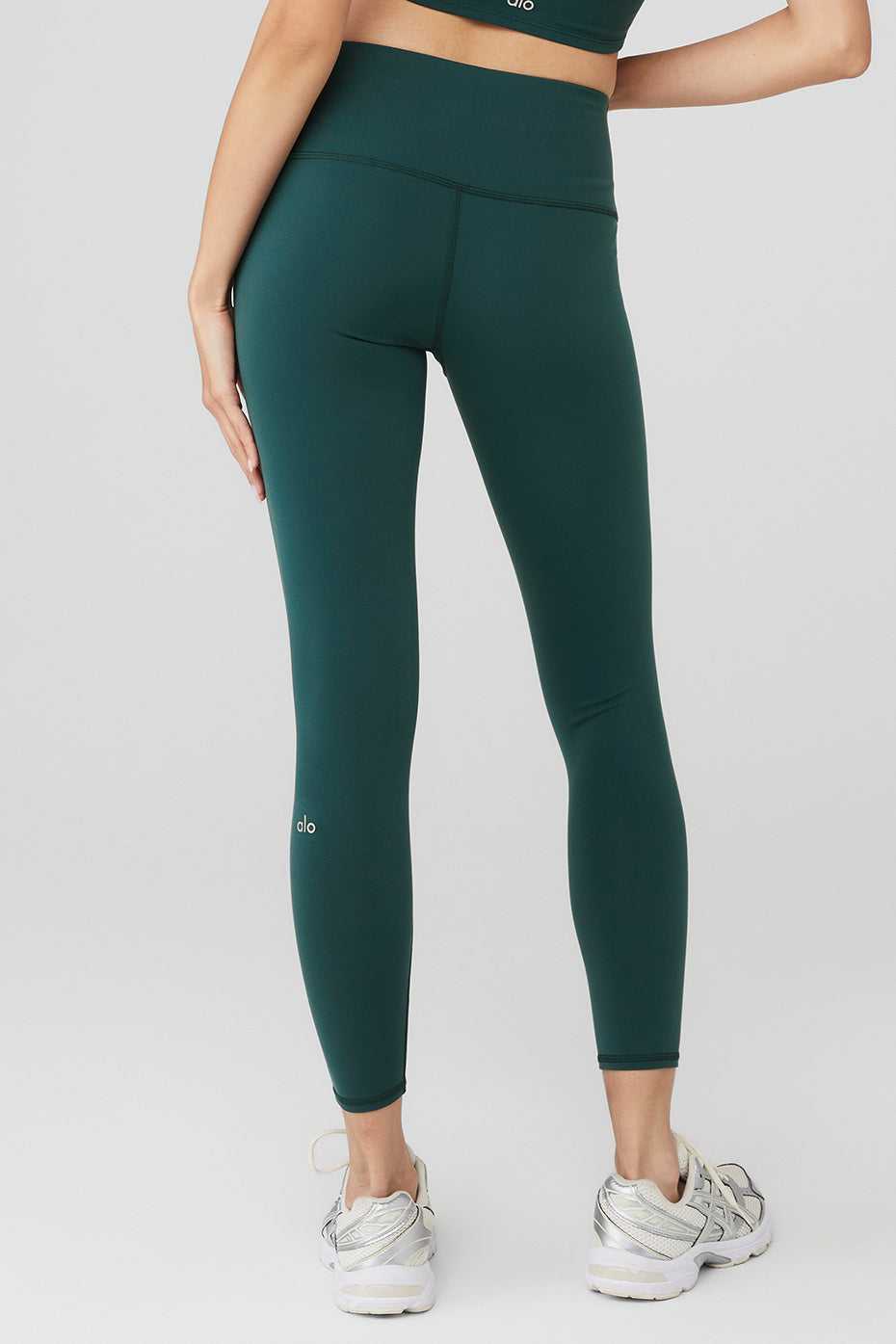 Leggings Alo Yoga 7/8 High-Taille Airbrush Vert Femme | AEL-01722360