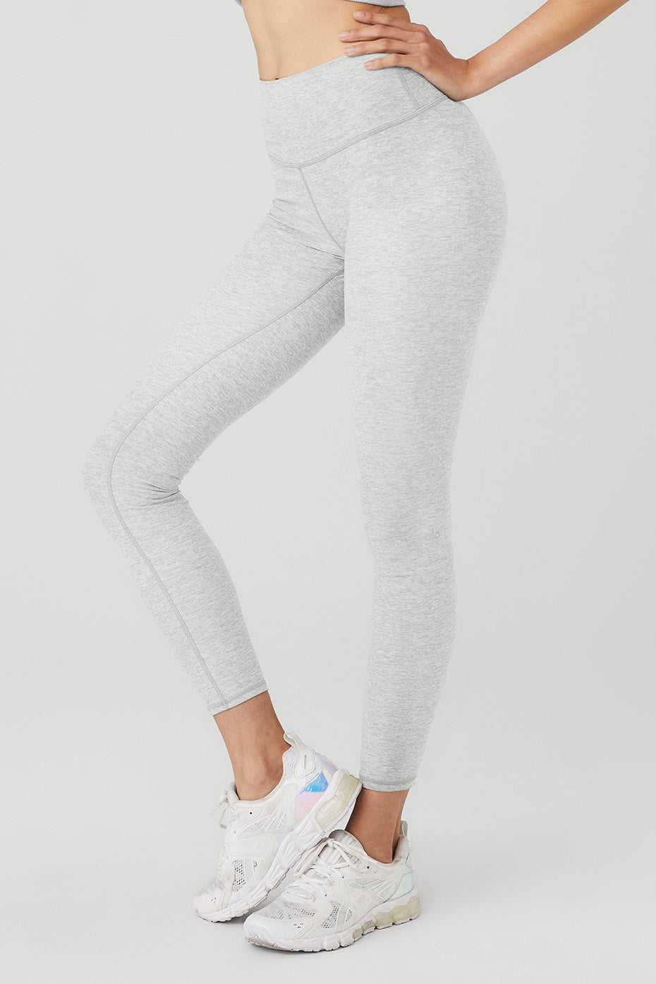 Leggings Alo Yoga Alosoft High-Waist Highlight Grise Femme | LUC-11233601