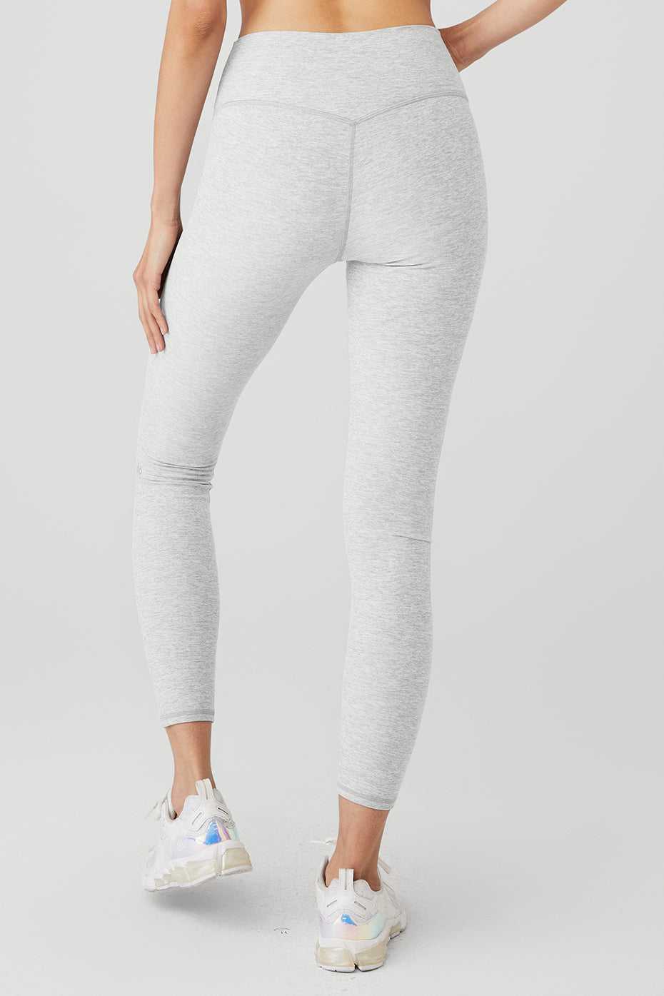 Leggings Alo Yoga Alosoft High-Waist Highlight Grise Femme | LUC-11233601