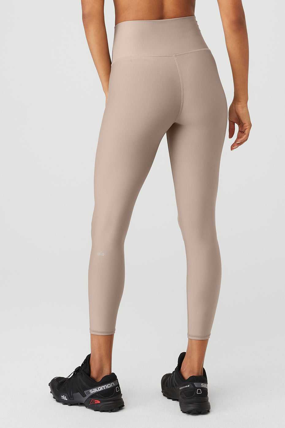 Leggings Alo Yoga 7/8 High-Waist Airlift Grise Marron Femme | NXP-10518827