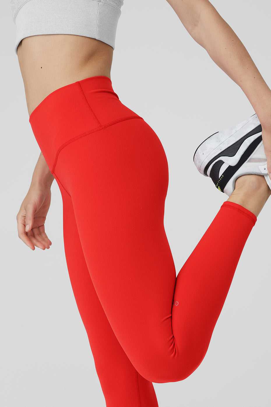 Leggings Alo Yoga 7/8 High-Taille Airbrush Rouge Femme | WHF-53387150