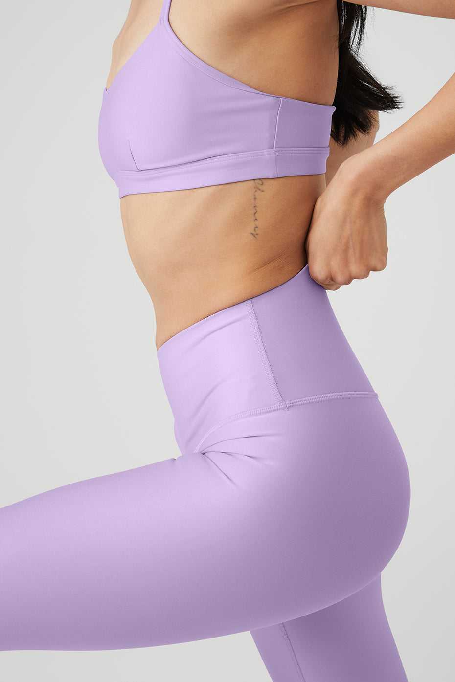 Leggings Alo Yoga 7/8 High-Waist Airlift Violette Femme | HAA-76082064