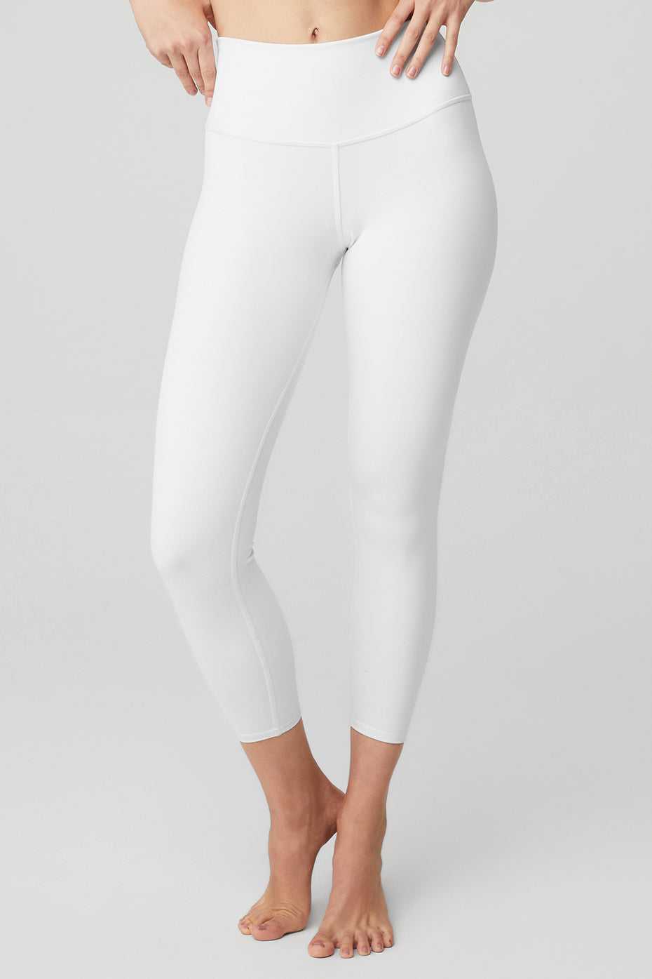 Leggings Alo Yoga 7/8 High-Taille Airbrush Blanche Femme | NSV-41815983