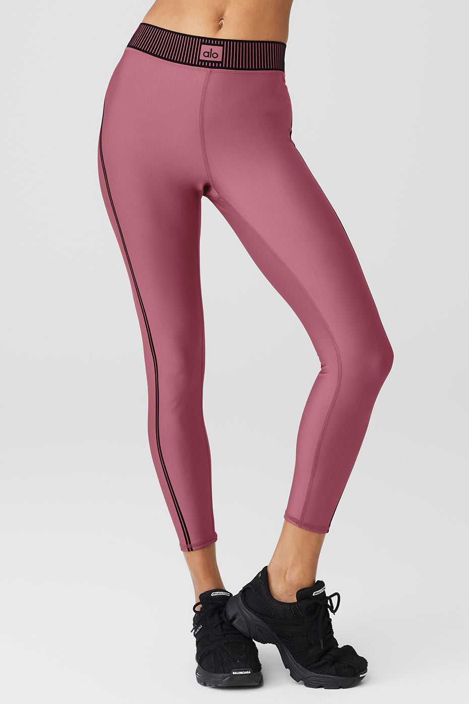 Leggings Alo Yoga Airlift High-Waist Line Up Mars Clay Femme | IRK-17398209