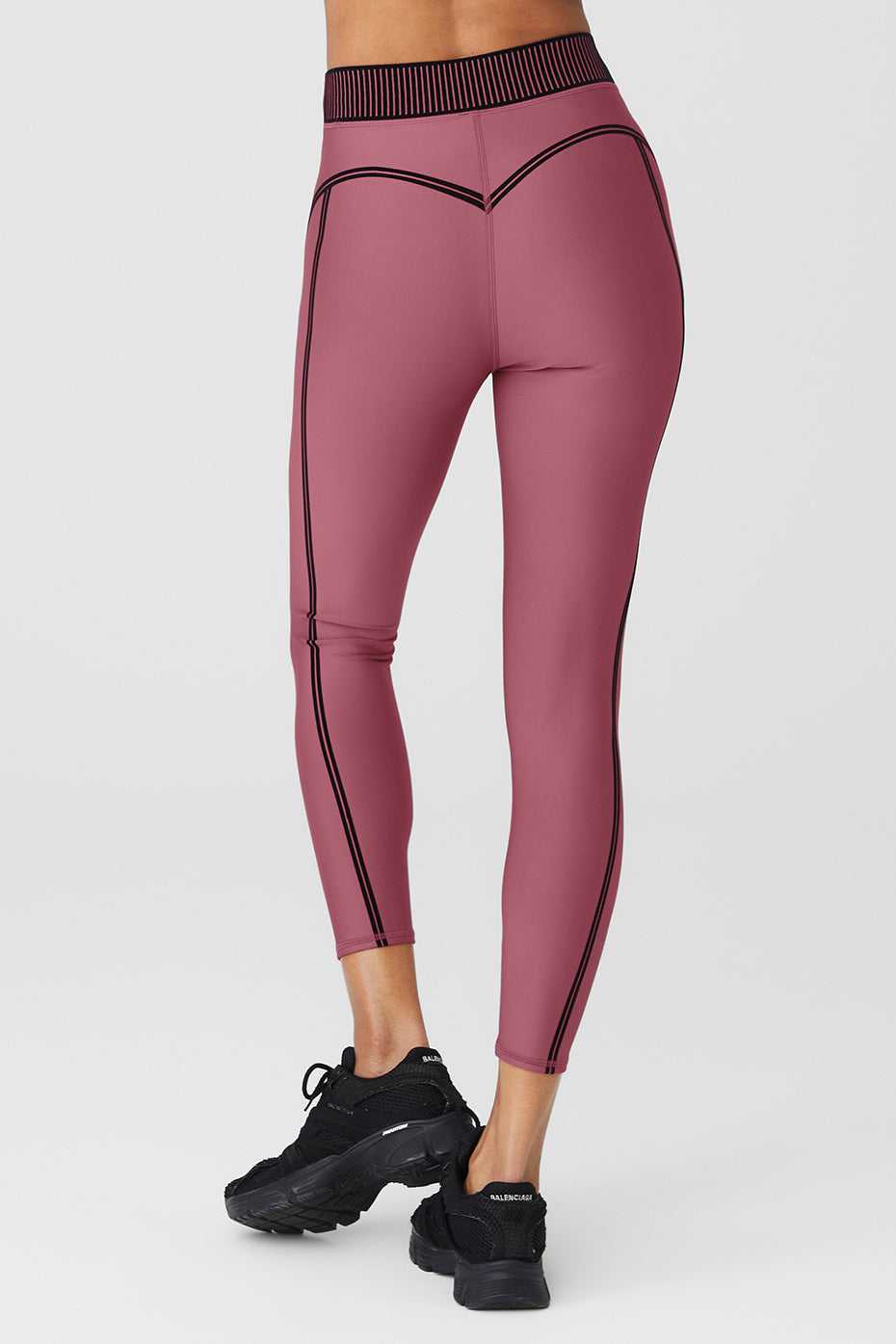 Leggings Alo Yoga Airlift High-Waist Line Up Mars Clay Femme | IRK-17398209