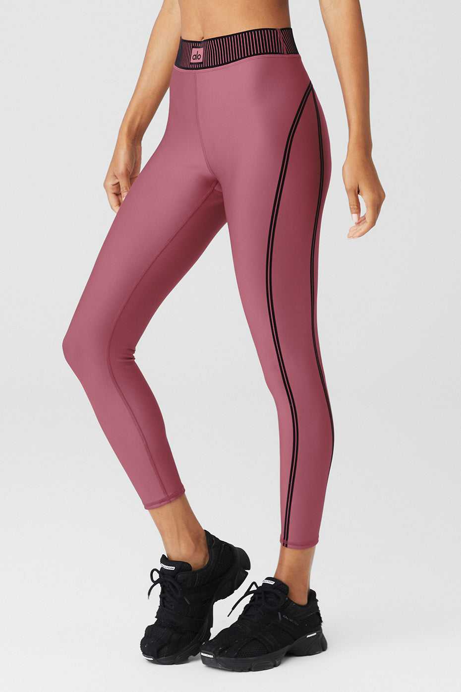 Leggings Alo Yoga Airlift High-Waist Line Up Mars Clay Femme | IRK-17398209