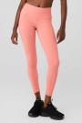 Leggings Alo Yoga 7/8 High-Taille Airbrush Cantaloupe Femme | PTX-50483993