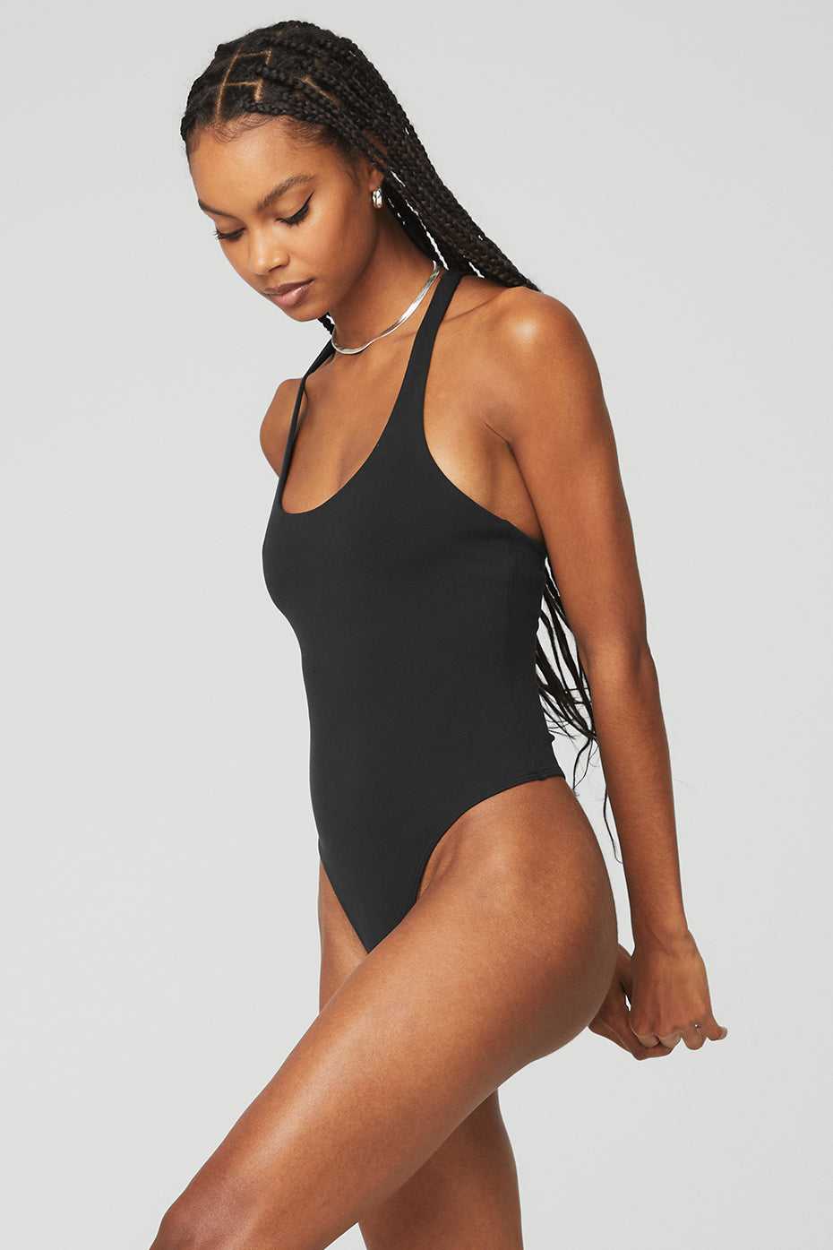 Body Alo Yoga Sleek Back Noir Femme | OUW-46687603