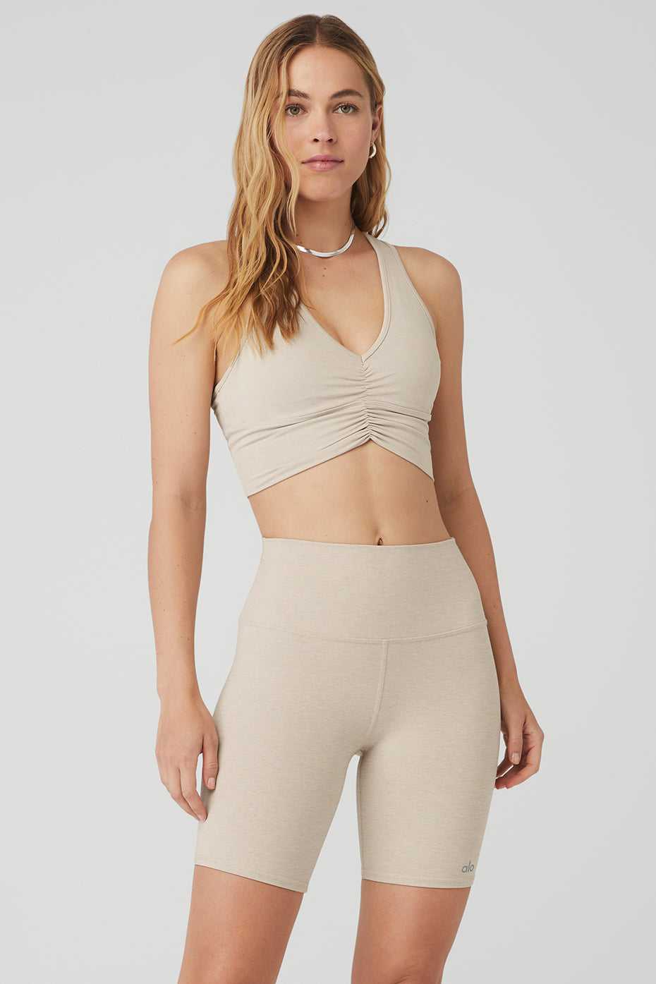 Soutien Gorge Alo Yoga Wild Thing Beige Femme | EHL-02182047