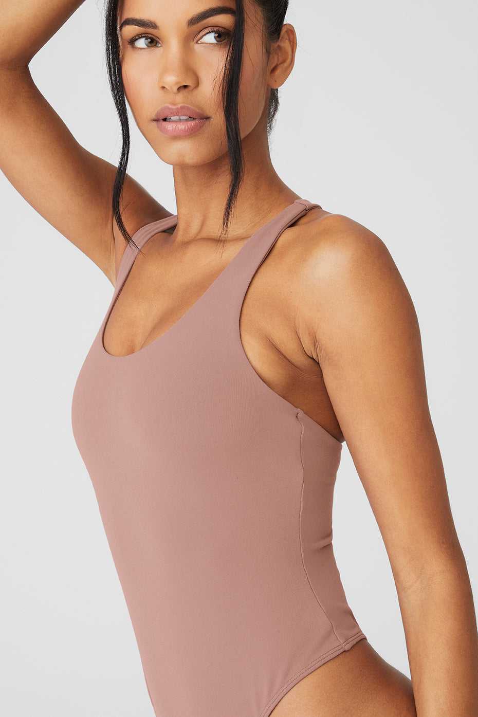 Body Alo Yoga Sleek Back Smoky Quartz Femme | MXV-98449432