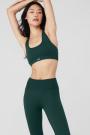 Soutien Gorge Alo Yoga Seamless Ribbed Noir Femme | HIY-23383892