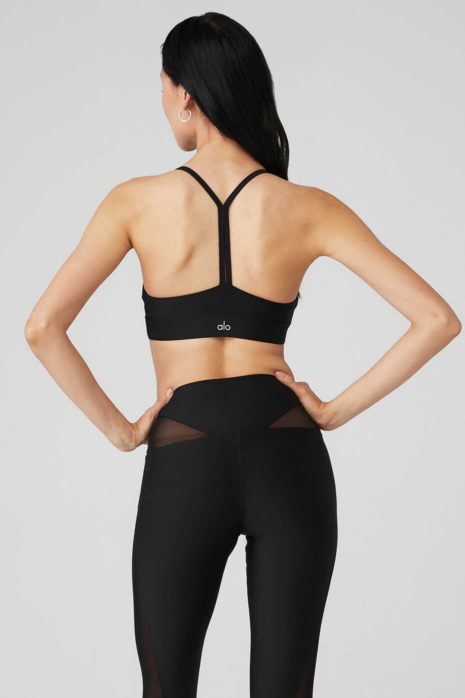 Soutien Gorge Alo Yoga Airlift Mesh Allure Noir Femme | XJV-24856369