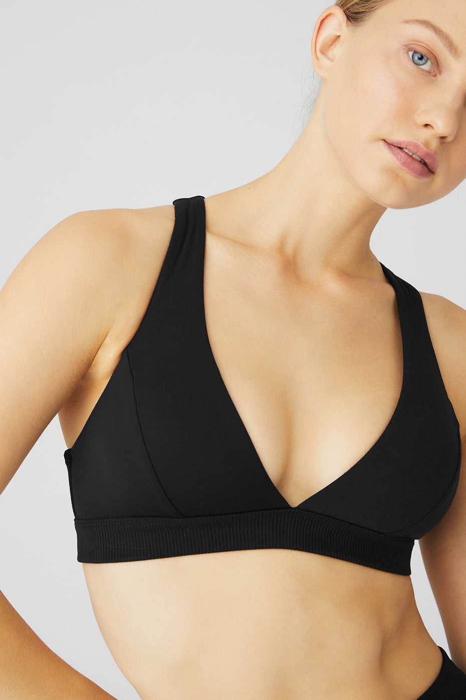 Soutien Gorge Alo Yoga Alosoft Show Stopper Noir Femme | UJT-35321409