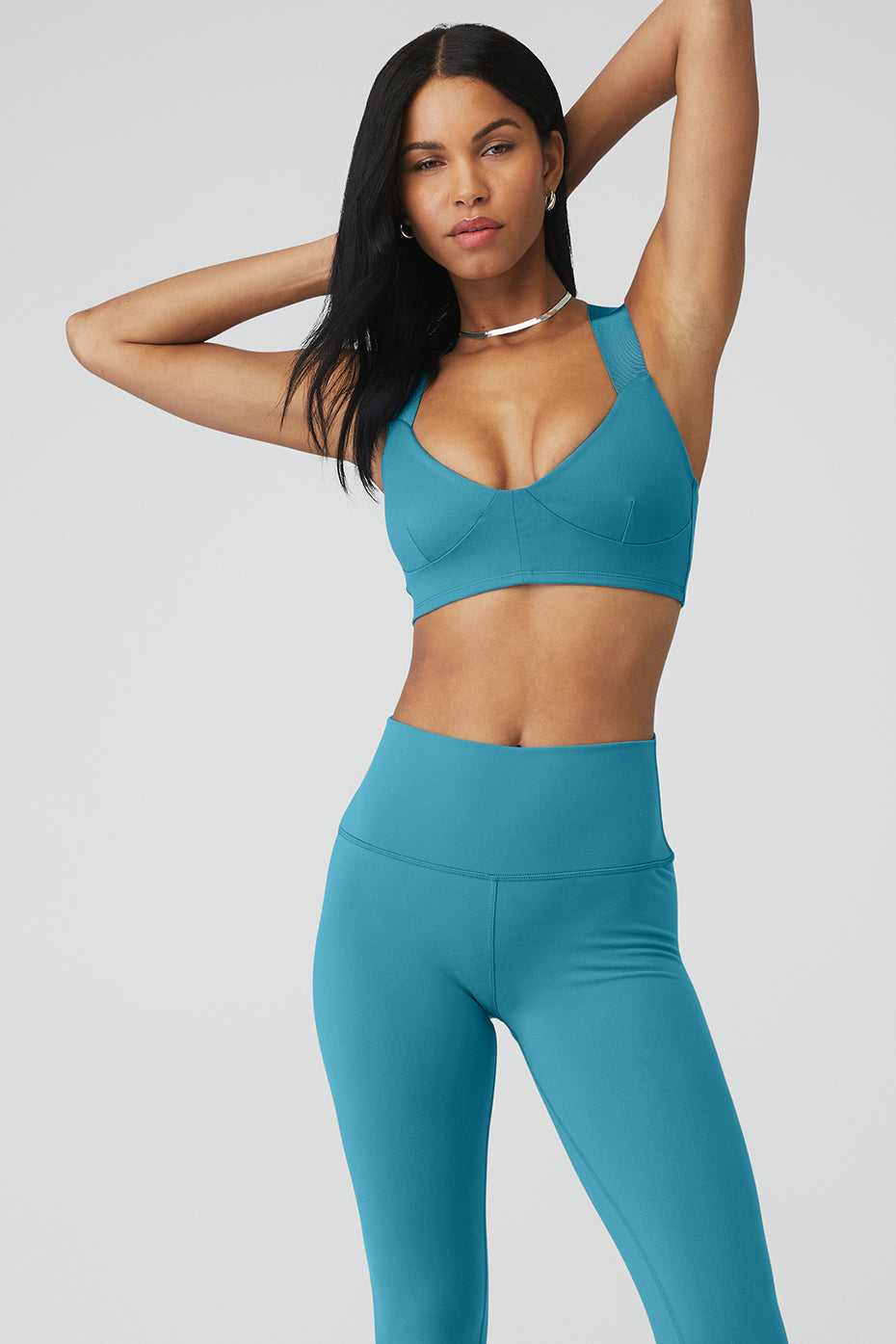 Soutien Gorge Alo Yoga Airbrush Rev It Up Bleu Femme | VXZ-60658557