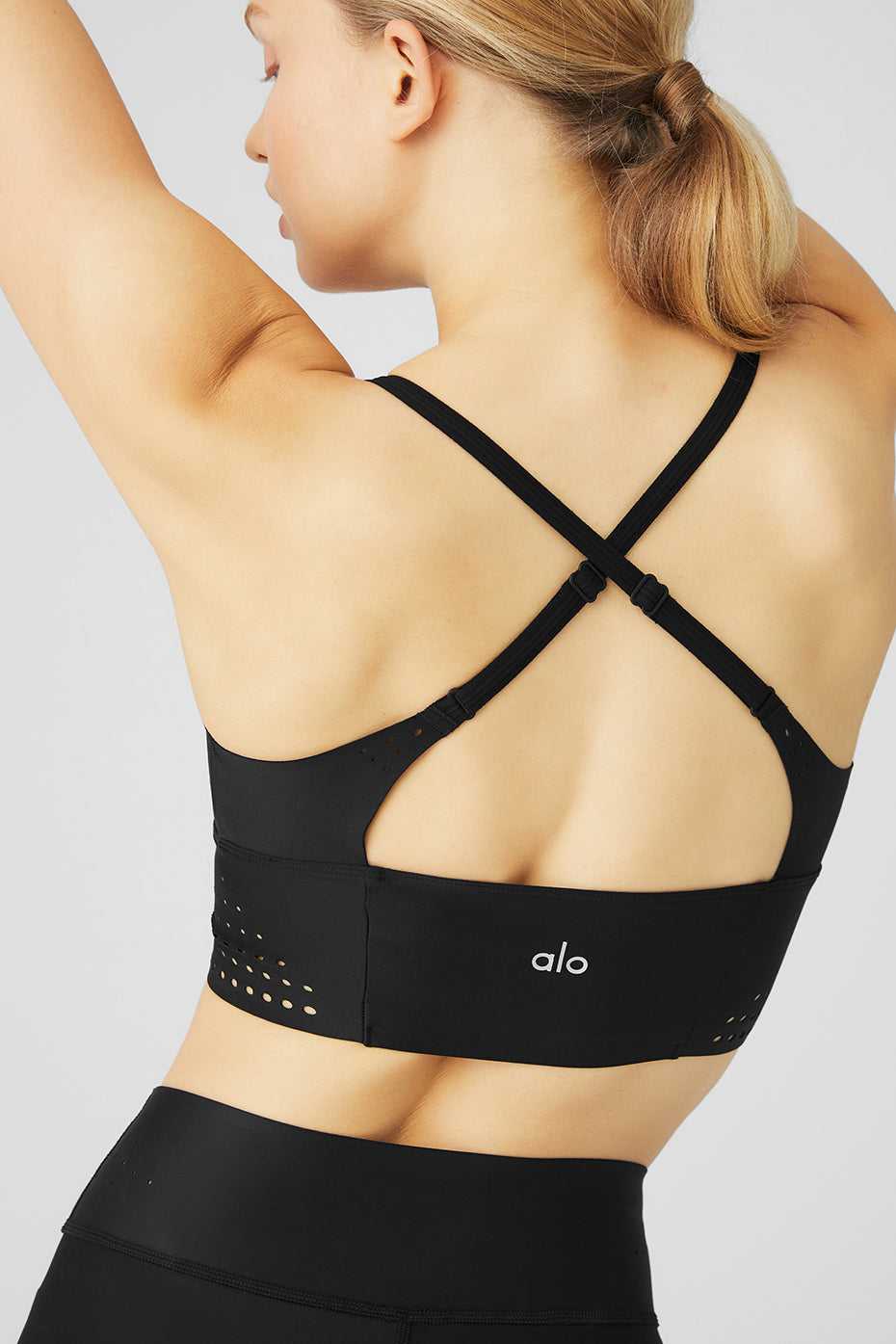 Soutien Gorge Alo Yoga Airlift Laser Cut Speedy Noir Femme | BHY-74712279