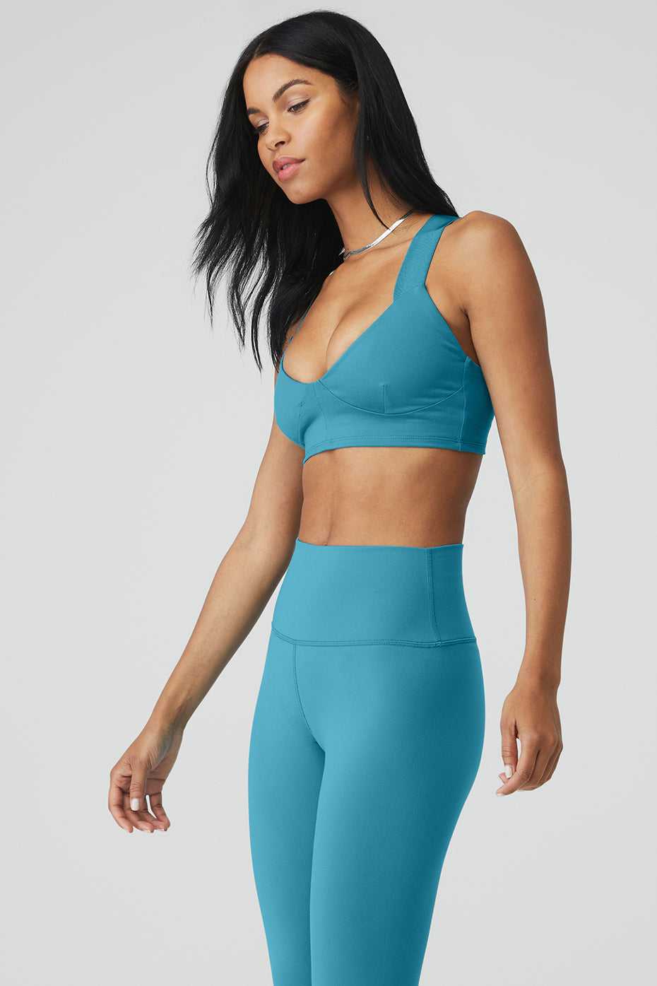 Soutien Gorge Alo Yoga Airbrush Rev It Up Bleu Femme | VXZ-60658557