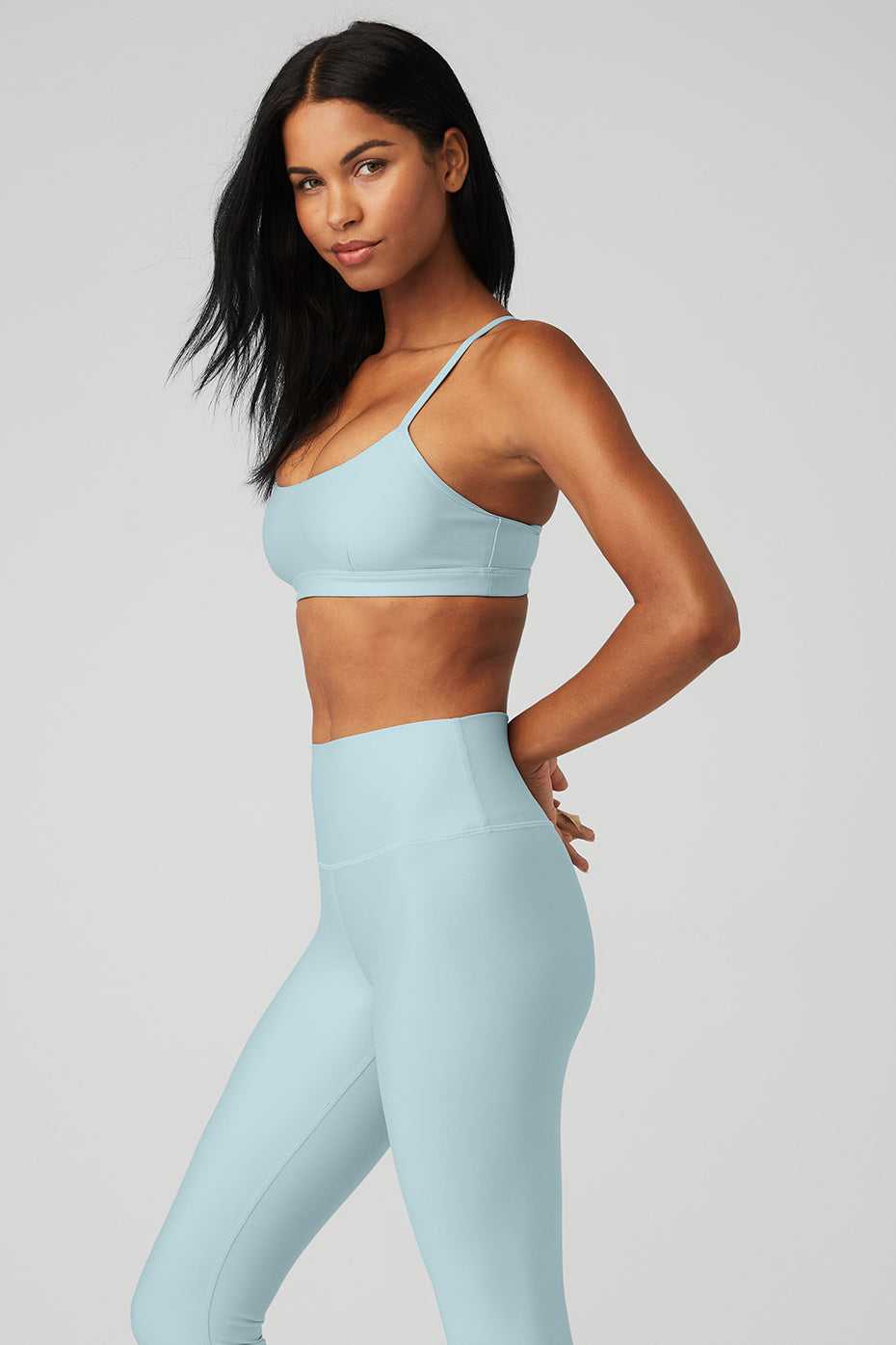 Soutien Gorge Alo Yoga Airlift Intrigue Bleu Femme | AFV-77994315