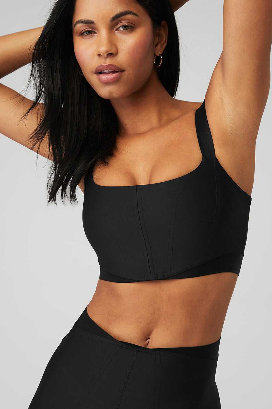 Soutien Gorge Alo Yoga Airlift Corset Noir Femme | DKP-61042762