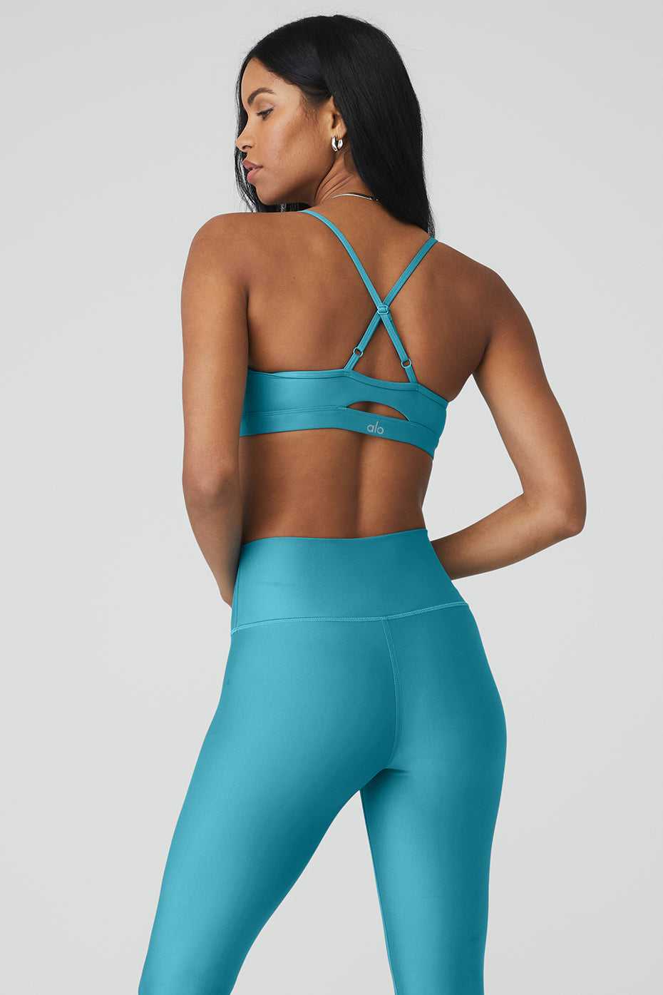 Soutien Gorge Alo Yoga Airlift Intrigue Bleu Femme | FVE-33039339