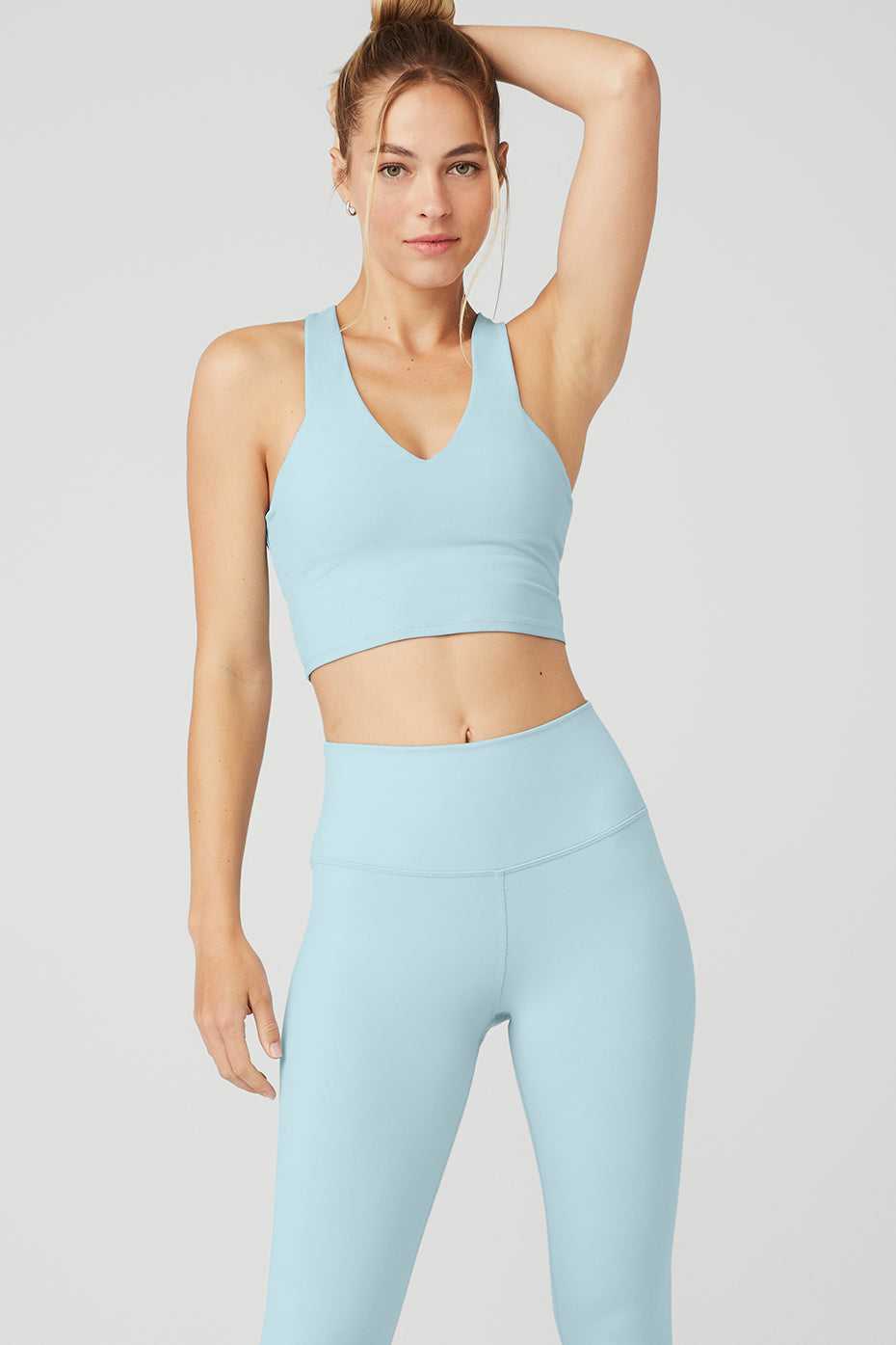 Soutien Gorge Alo Yoga Airbrush Real Bleu Femme | BZY-32530622