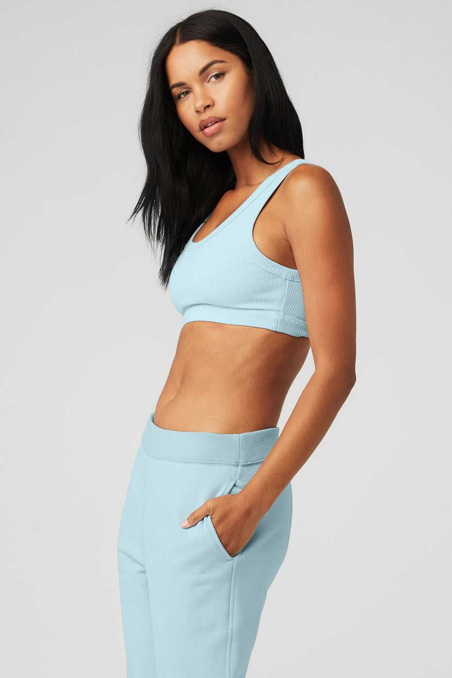 Soutien Gorge Alo Yoga Wellness Bleu Femme | LRQ-35725606