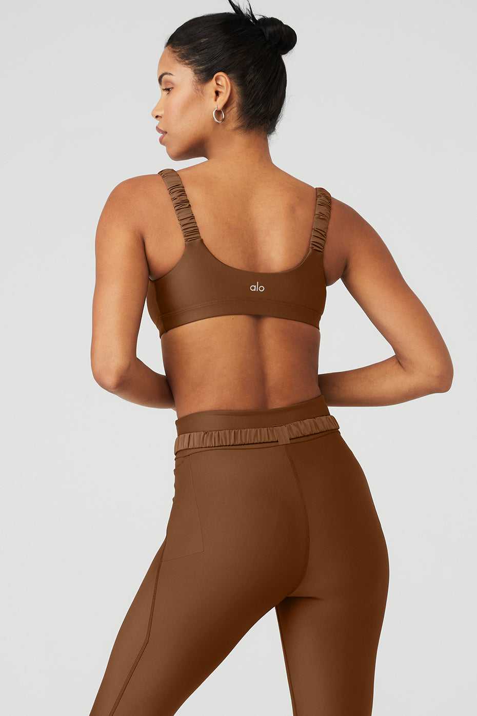 Soutien Gorge Alo Yoga Airlift Charmer Marron Femme | KMW-24191606