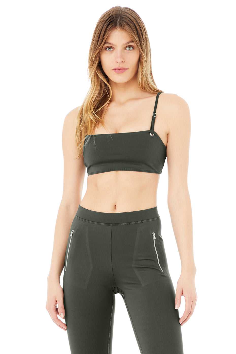 Soutien Gorge Alo Yoga Thrill Seeker Vert Foncé Femme | IYJ-08214504