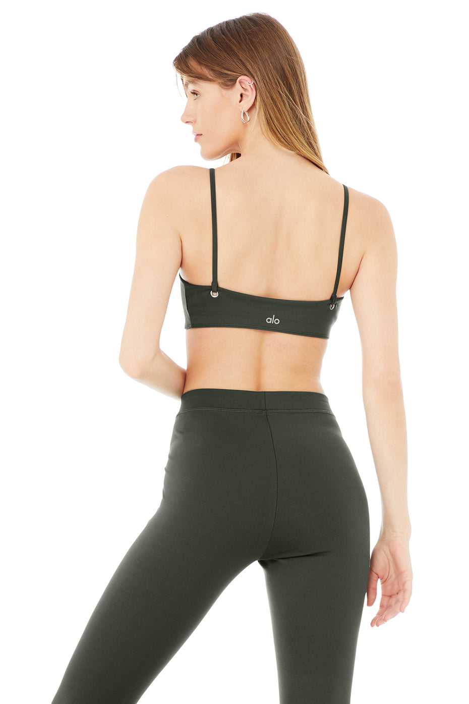 Soutien Gorge Alo Yoga Thrill Seeker Vert Foncé Femme | IYJ-08214504