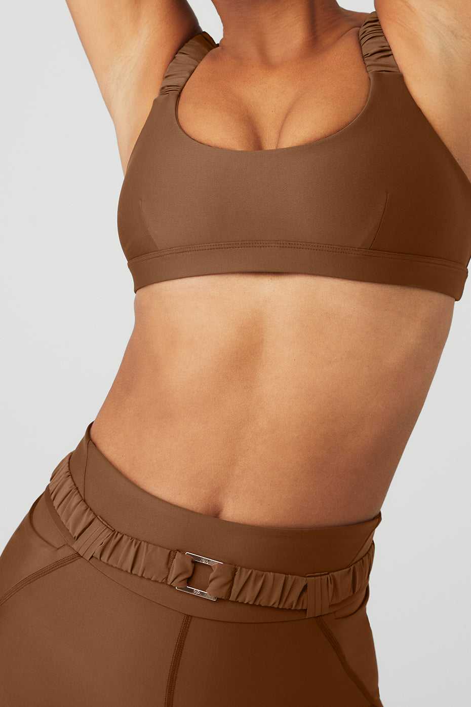 Soutien Gorge Alo Yoga Airlift Charmer Marron Femme | KMW-24191606