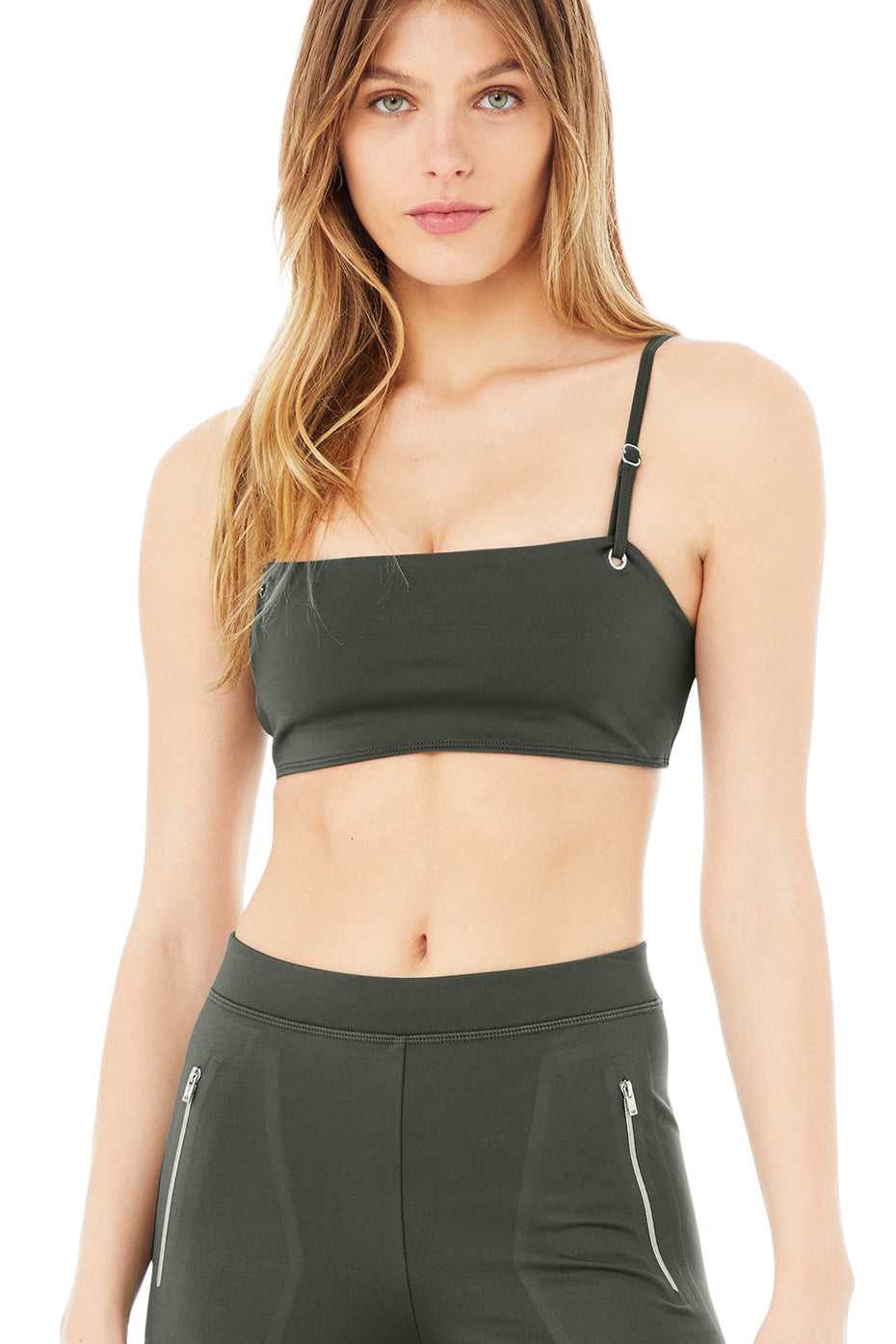 Soutien Gorge Alo Yoga Thrill Seeker Vert Foncé Femme | IYJ-08214504