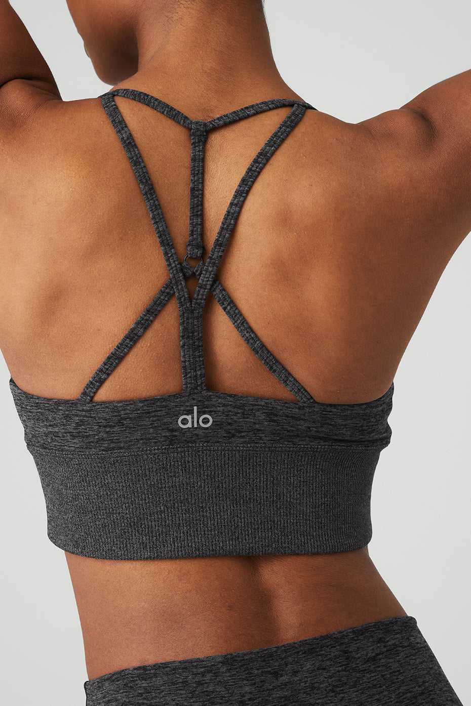 Soutien Gorge Alo Yoga Alosoft Lavish Grise Foncé Femme | DFE-15015302