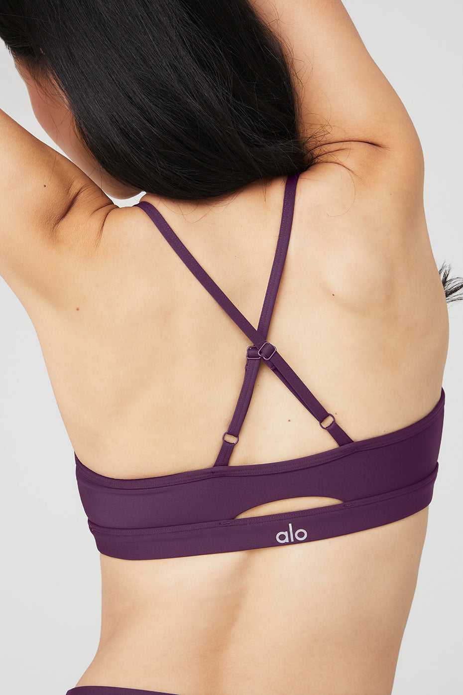 Soutien Gorge Alo Yoga Airlift Intrigue Violette Foncé Femme | WVI-37718416