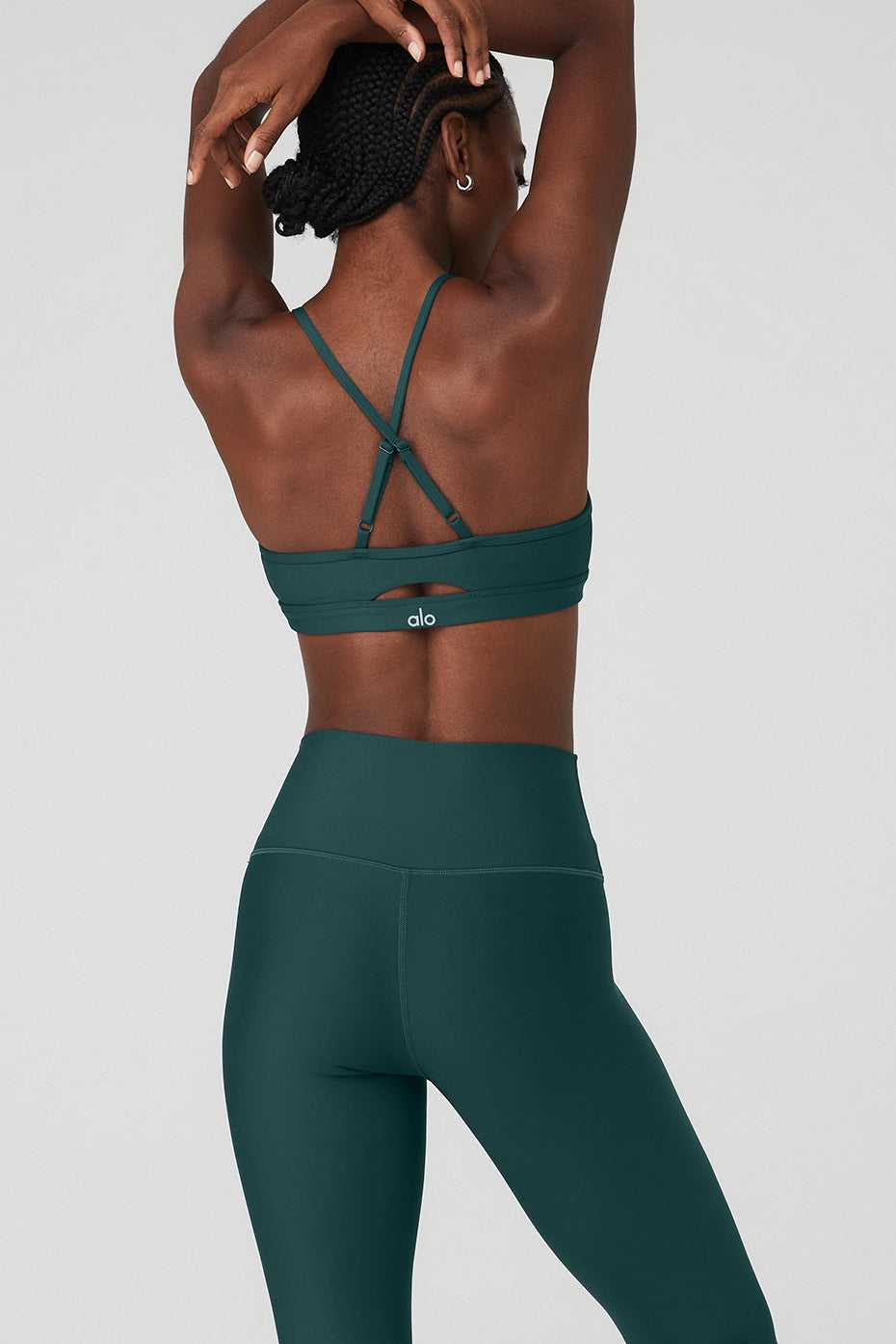 Soutien Gorge Alo Yoga Airlift Intrigue Vert Femme | IKK-31954094