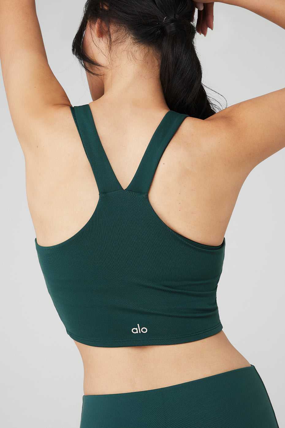 Soutien Gorge Alo Yoga Airbrush Real Vert Femme | PDM-42965069