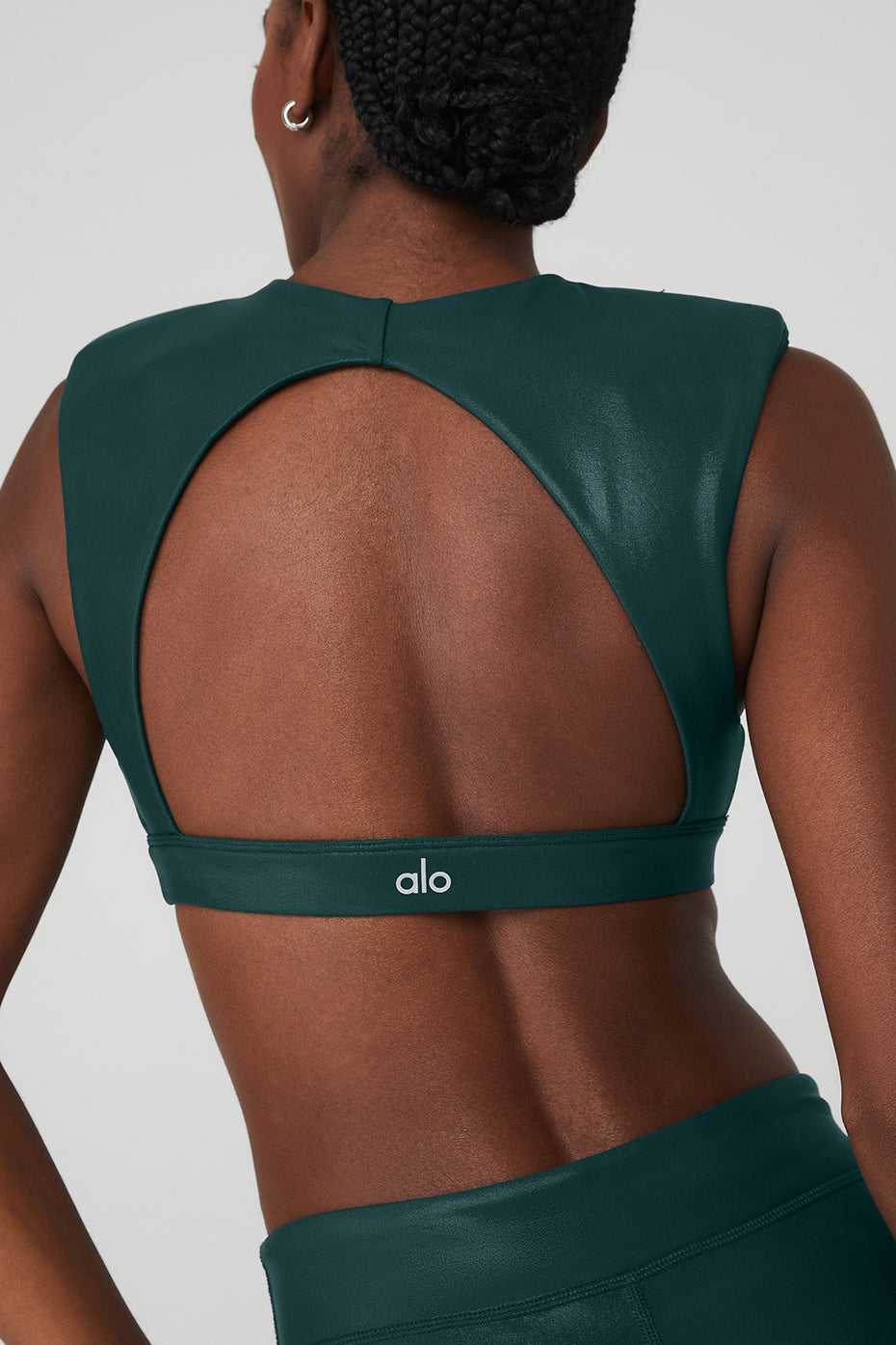 Soutien Gorge Alo Yoga Super Shine Flash Vert Femme | FIL-15819232