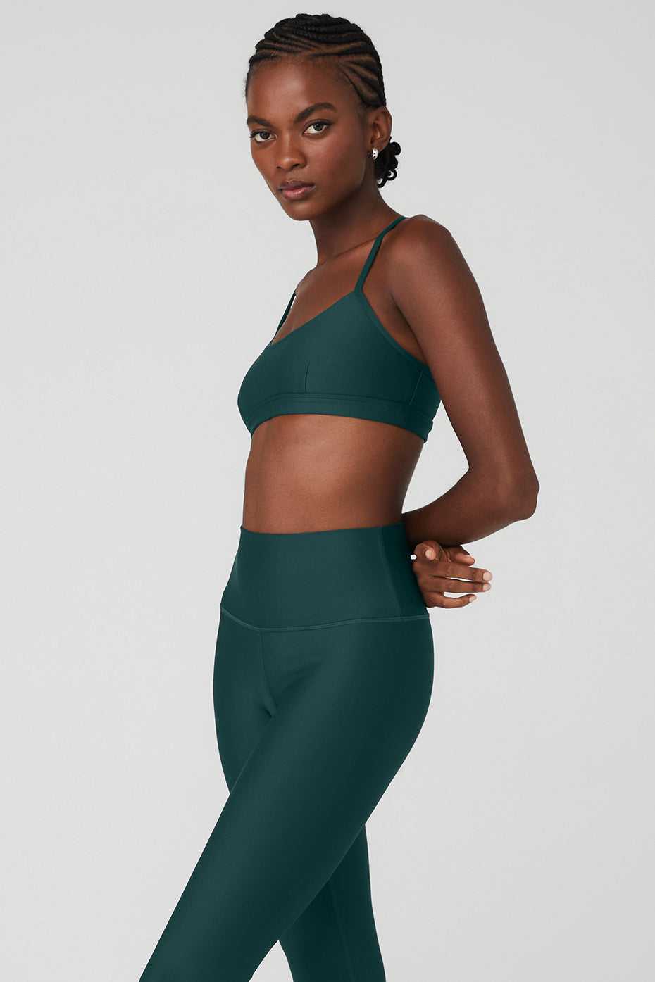 Soutien Gorge Alo Yoga Airlift Intrigue Vert Femme | IKK-31954094