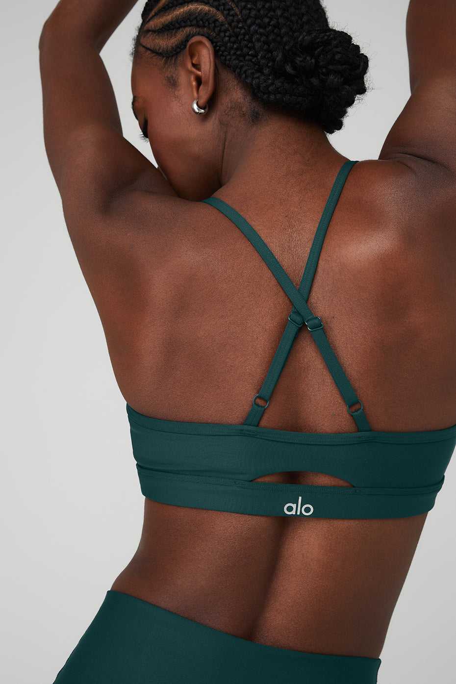 Soutien Gorge Alo Yoga Airlift Intrigue Vert Femme | IKK-31954094