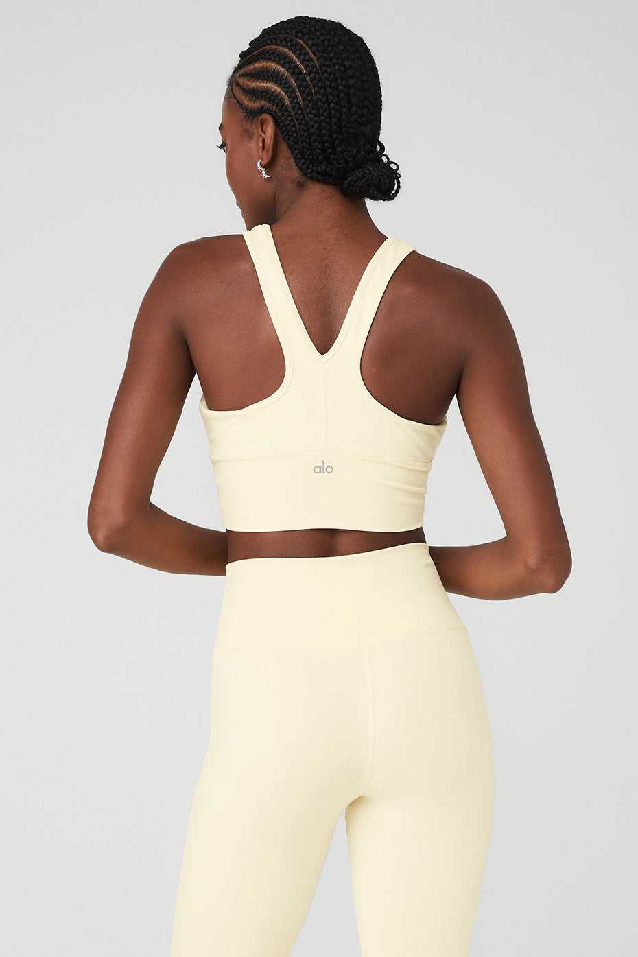 Soutien Gorge Alo Yoga Wild Thing Jaune Clair Femme | DYR-08058007