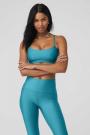 Soutien Gorge Alo Yoga Airlift Intrigue Jaune Clair Femme | MKZ-14108044