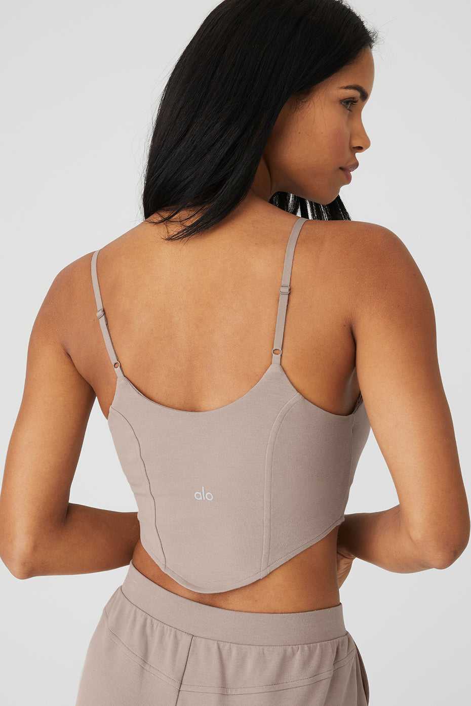 Soutien Gorge Alo Yoga Soft Sculpt Grise Marron Femme | TBY-13071918